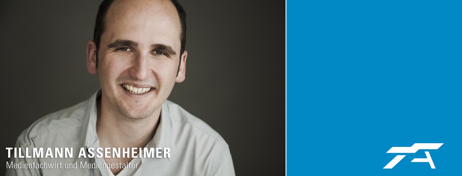 Portrait und Logo Tillmann Assenheimer
